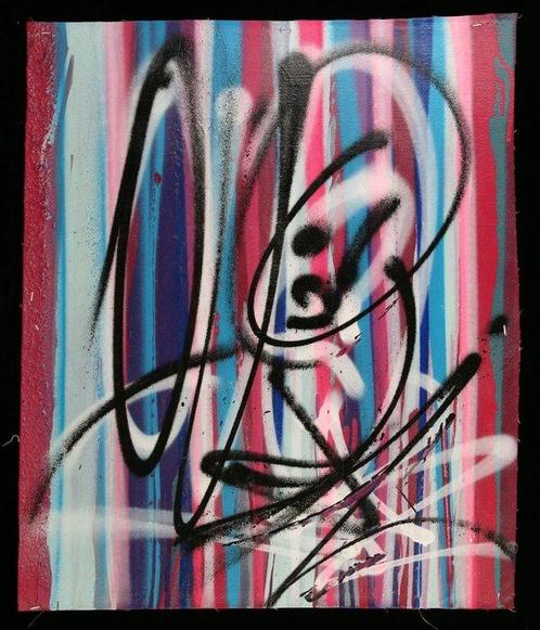Quik (1958) - Peinture sur toile non tendue (collection, Antiek en Kunst, Kunst | Schilderijen | Modern