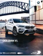 2017 BMW X1 BROCHURE DUITS, Livres