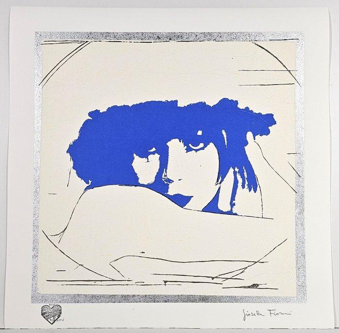 Giosetta Fioroni (1932) - Doppio liberty blue, Antiek en Kunst, Antiek | Overige Antiek