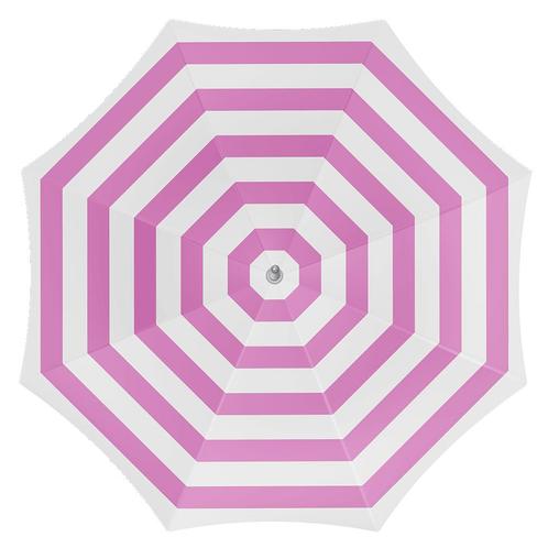 Strandparasol pink stripes 180 cm, Tuin en Terras, Parasols, Strandparasol, Nieuw, 1 tot 2 meter, Verzenden