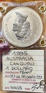 Australië. 1 Dollar 1995 . Canguro. Muy rara. (Zonder