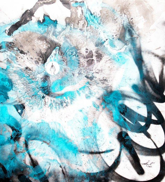 RAM - Time Traveller - Deep Blue Oblivion, Antiquités & Art, Art | Peinture | Moderne