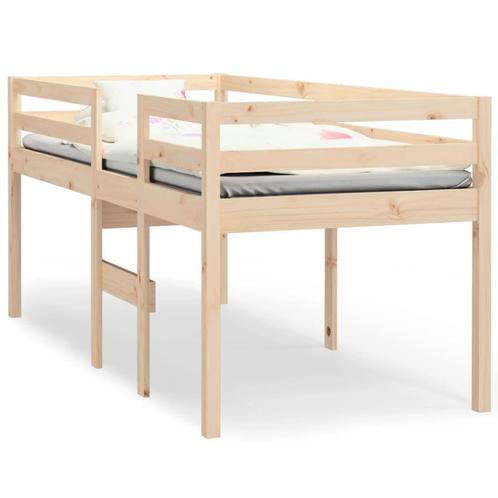 Hoogslaper Deal! Grenen 90x190 -40%! Kleine kamer? Grijp..., Kinderen en Baby's, Kinderkamer | Stapelbedden en Hoogslapers, Nieuw
