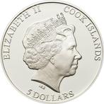 Cookeilanden. 5 Dollars 2013 Queen Nefertiti 20g .925, Postzegels en Munten, Munten | Europa | Niet-Euromunten