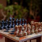 Schaakspel - Green Onyxs 100 % Natural stone - Marmer