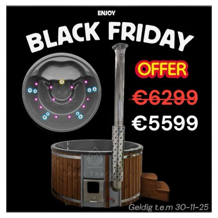 BLACK FRIDAY DEAL – THERMOLUX HOTTUB GREY EDITION!, Tuin en Terras, Bubbelbaden en Hottubs, Vast, Nieuw, Ophalen of Verzenden
