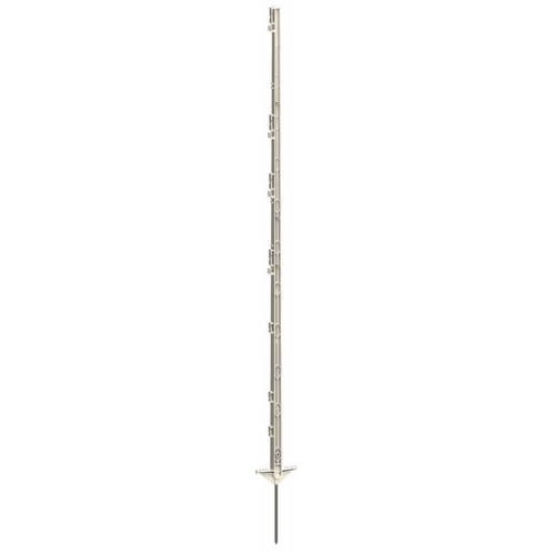 Volle kunststof paal met stalen punt 156cm dubbele trede,, Tuin en Terras, Palen, Balken en Planken, Nieuw