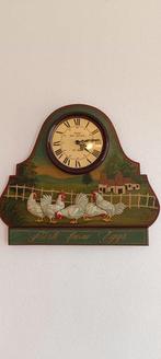 Klok - Vintage Hout - 1970-1980 - Decoratief horloge