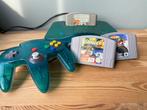 Nintendo - N64 - Nintendo 64 Funtastic Ice Blue with 3 PAL, Nieuw