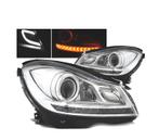 PHARES POUR MERCEDES W204 11-14 FOND CHROMÉ LED, Auto-onderdelen, Verzenden, Nieuw