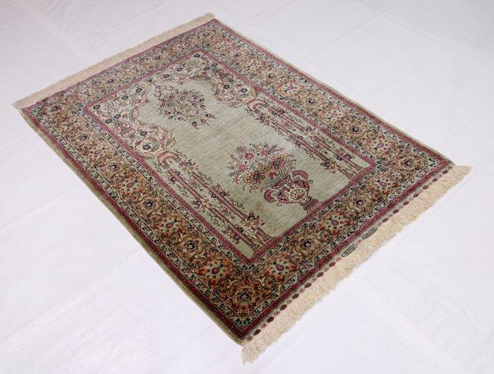 Originele Hereke Reine Zijde op Zijde Oud - Vloerkleed - 122, Huis en Inrichting, Stoffering | Tapijten en Vloerkleden