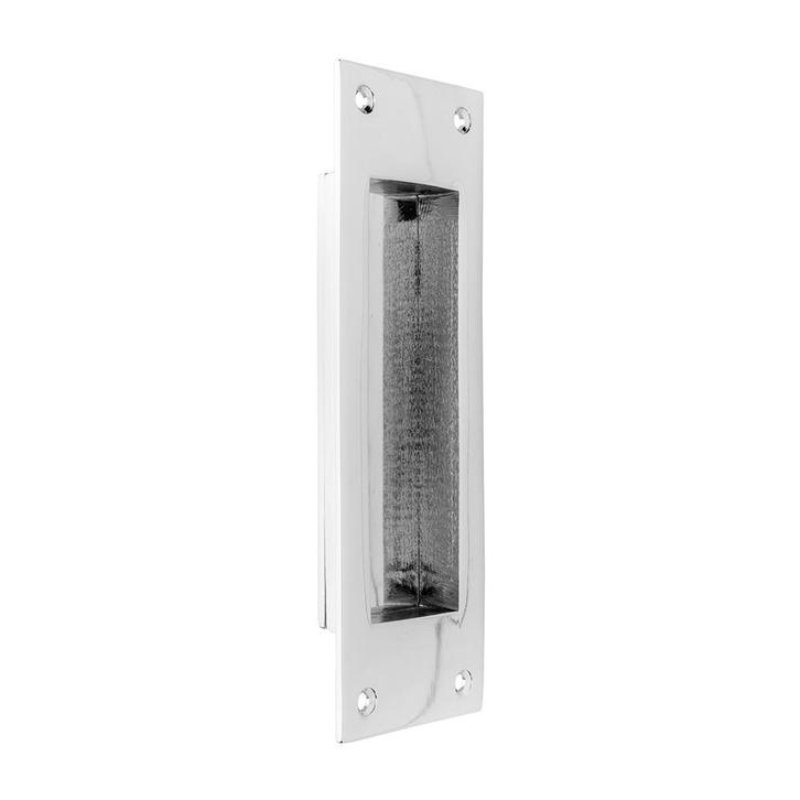 Schuifdeurkom Presa nikkel recht, Doe-het-zelf en Bouw, Hang- en Sluitwerk, Schuif of Grendel, Nieuw, Koper of Messing, Ophalen of Verzenden