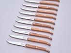 Laguiole - 12x Steak Knives - Oak wood - style de -