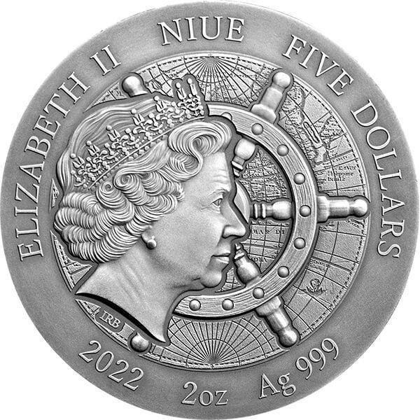 Niue. 5 Dollars 2022 San Jose Grand - Shipwrecks in a, Postzegels en Munten, Munten | Europa | Niet-Euromunten