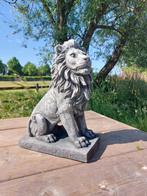 Beeld, tuinbeeld leeuw - 35 cm - cast stone, Antiek en Kunst