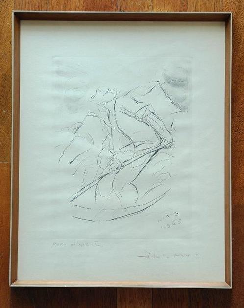Italo Mus (1892-1967) - Studio di contadino, Antiek en Kunst, Antiek | Overige Antiek