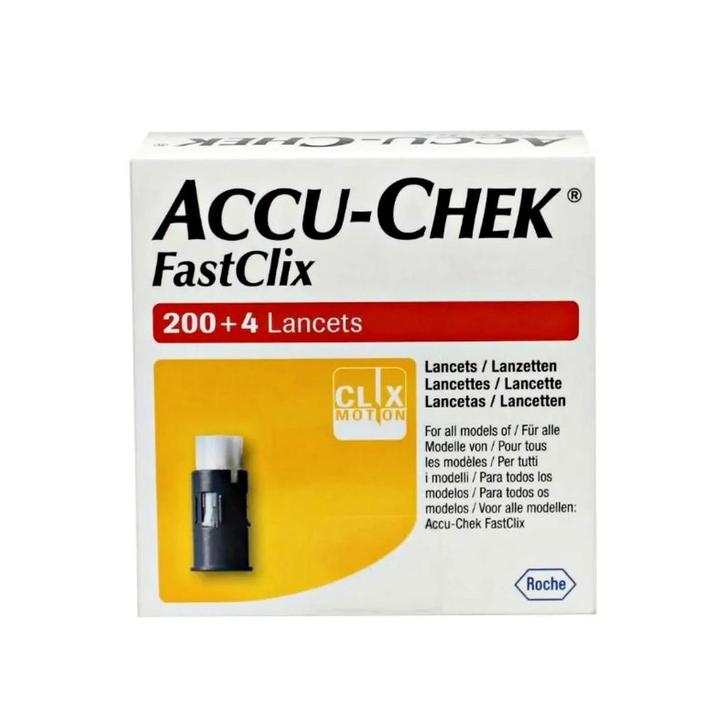 Accu-Chek Fastclix lancet 200 + 4 stuks, Divers, Matériel Infirmier, Envoi