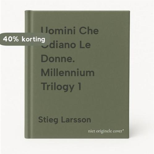 Uomini Che Odiano Le Donne. Millennium Trilogy 1, Boeken, Overige Boeken, Gelezen, Verzenden