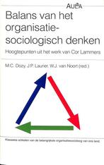 BALANS VAN SOCIOLOGISCH DENKEN 9789027431479 Jos Lammers, Boeken, Verzenden, Gelezen, Jos Lammers