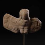 Pre-Columbiaans Jama Coaque-sculptuur. Spaanse, Antiquités & Art