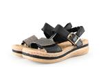 Rieker Sandalen in maat 40 Zwart | 5% extra korting, Verzenden, Zwart, Sandalen of Muiltjes, Zo goed als nieuw