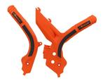 Racetech frame beschermers oranje / zwart KTM SX 125/150/250, Motoren, Verzenden, Nieuw