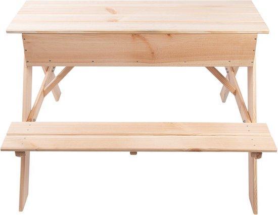 2dekans | picknicktafel 2 in 1 met zandbak, Tuin en Terras, Houtskoolbarbecues, Ophalen of Verzenden