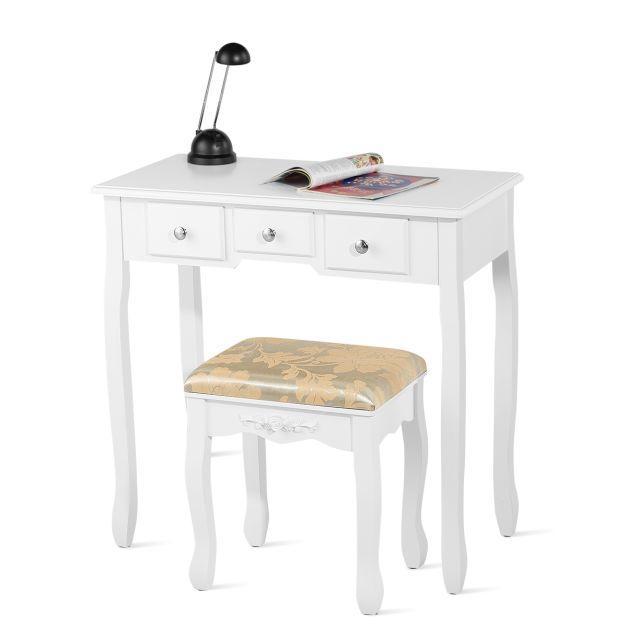 2dekans | Coast Kaptafel - 360° Draaibaar - MDF - Incl. Kruk, Huis en Inrichting, Tafels | Salontafels, Ophalen of Verzenden