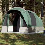 vidaXL Tunneltent 3-persoons waterdicht groen, Caravanes & Camping