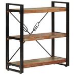 vidaXL Boekenkast 3-laags 77x30x80 cm massief recycled hout, Huis en Inrichting, Kasten | Boekenkasten, Verzenden, Nieuw
