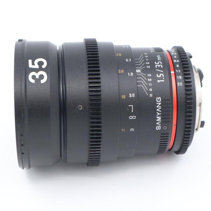 Samyang 35mm T/1.5 VDSLR AS UMC Nikon | Occasion, Audio, Tv en Foto, Foto | Lenzen en Objectieven, Ophalen of Verzenden