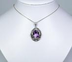 Améthyste - - Art Nouveau - argent 800 minimum - 11,00 ct