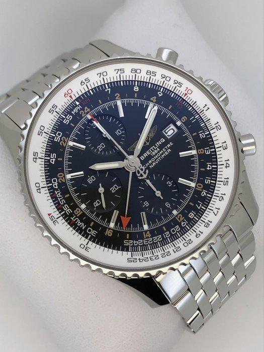 Breitling - Navitimer World GMT Chronograph Automatic -, Bijoux, Sacs & Beauté, Montres | Hommes