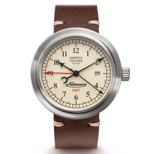 Allemano - GMT A 1919 - GMT A 1919 Collection - Brand New -, Handtassen en Accessoires, Horloges | Heren