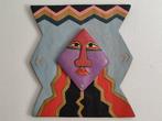 Laurel Burch 1945 - 2007 - Paneel - Colorful Handmade Wooden, Antiek en Kunst
