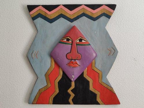 Laurel Burch 1945 - 2007 - Paneel - Colorful Handmade Wooden, Antiek en Kunst, Kunst | Designobjecten