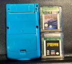 Nintendo - Gameboy Color - Teal Blue – Working Console + 2, Games en Spelcomputers, Nieuw