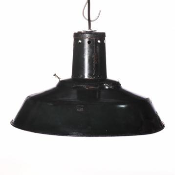 Confronteren tornado voorbeeld ② Oude emaille hanglamp | Vintage Fabriekslamp groen — Lampen | Hanglampen  — 2dehands
