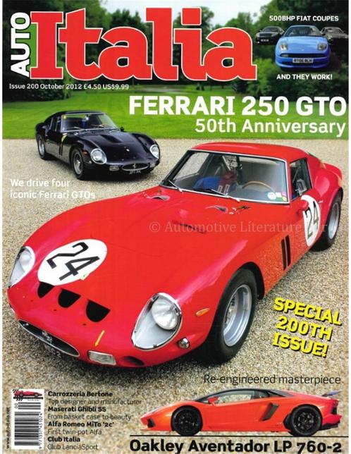 2012 AUTO ITALIA MAGAZINE 200 ENGELS, Livres, Autos | Brochures & Magazines