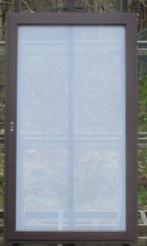 aluminium raam , chassis 80 x 140 staalbrons 3 dubbel glas, Nieuw, Raamkozijn, Ophalen of Verzenden, 75 tot 150 cm