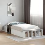 vidaXL Bedframe bewerkt hout wit 100x200 cm, Huis en Inrichting, Slaapkamer | Bedden, Verzenden, Nieuw