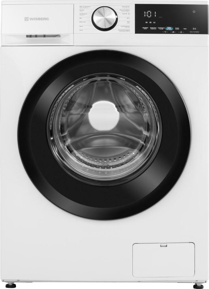 Wisberg Wbwm1400a18wnb Energiezuinige Wasmachine - 8kg 1400t, Elektronische apparatuur, Wasmachines, Ophalen of Verzenden