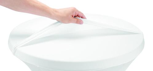 Tafelhoes overtrek 700 wit | 90% micropolyester - Elastan, Zakelijke goederen, Horeca | Keukenapparatuur, Nieuw in verpakking