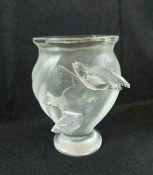 Lalique - Balustervaas - Rosine - Kristal - Rosine, Antiek en Kunst, Antiek | Glaswerk en Kristal