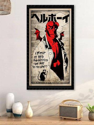 Kodo88 Giclée - Hellboy & the Banksy Rat  – Limited beschikbaar voor biedingen