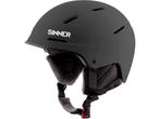 SINNER Whistler - Skihelm - Verstelbaar - Mat Zwart - Maat, Verzenden, Zo goed als nieuw