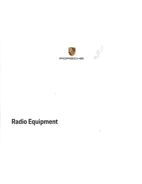 2019 PORSCHE RADIO EQUIPMENT HANDLEIDING, Autos : Divers, Modes d'emploi & Notices d'utilisation