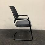 sedus Vergaderstoel / sledestoel, Antraciet - zwart, Huis en Inrichting, Stoelen, Gebruikt, Zwart, Eén