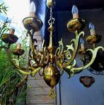 Lamp - Verguld messing - XL zwaar massief messing onderdeel