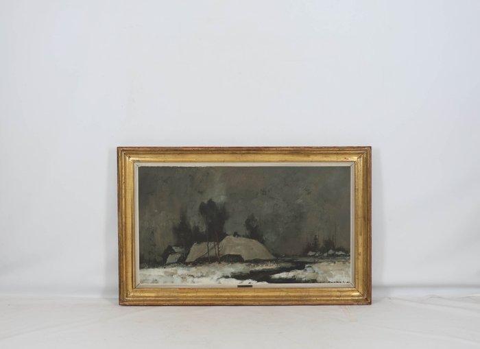 Henri Joseph Pauwels (1903-1983) - Kempisch winterlandschap, Antiek en Kunst, Kunst | Schilderijen | Klassiek
